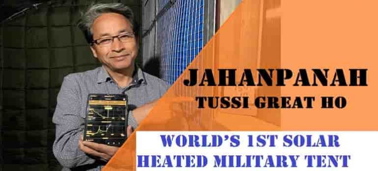 Meet World’s 1st Solar Heated Military Tent, Thank you Sonam Wangchuk ...