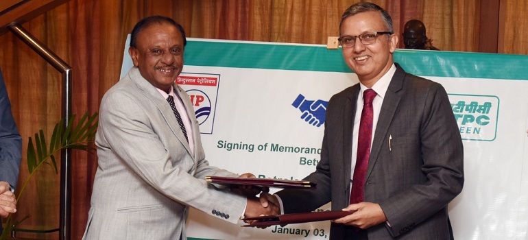 NGEL and HPCL signs MoU for green energy