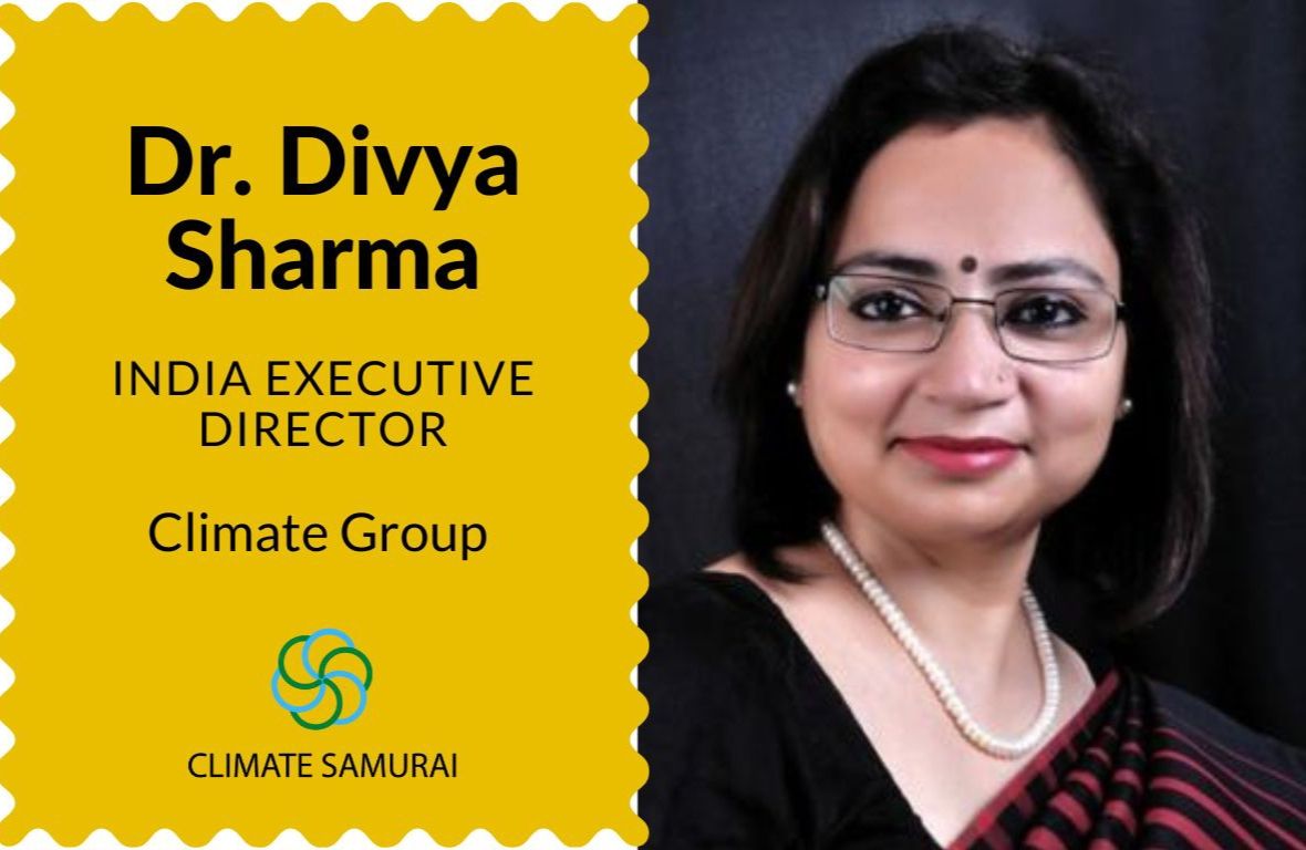 Divya Sharma, Climate Group- climatesamurai.com