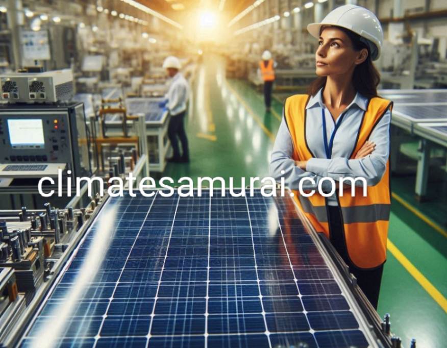 solar manufacturing in India -climatesamurai.com